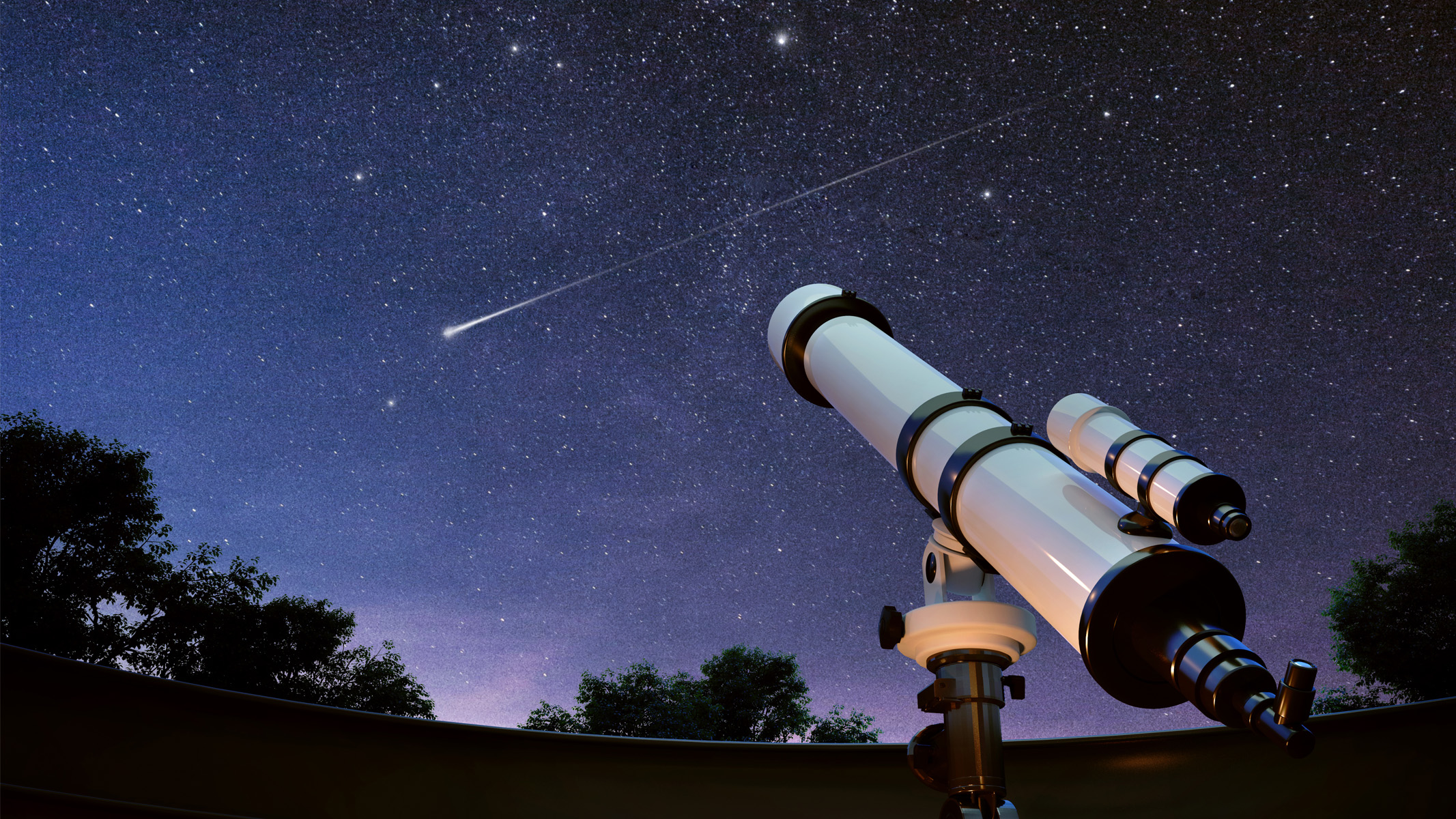 Stargazing with a telescope